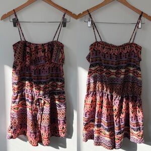 Misope Tank Multi Color Women’s Romper (L)